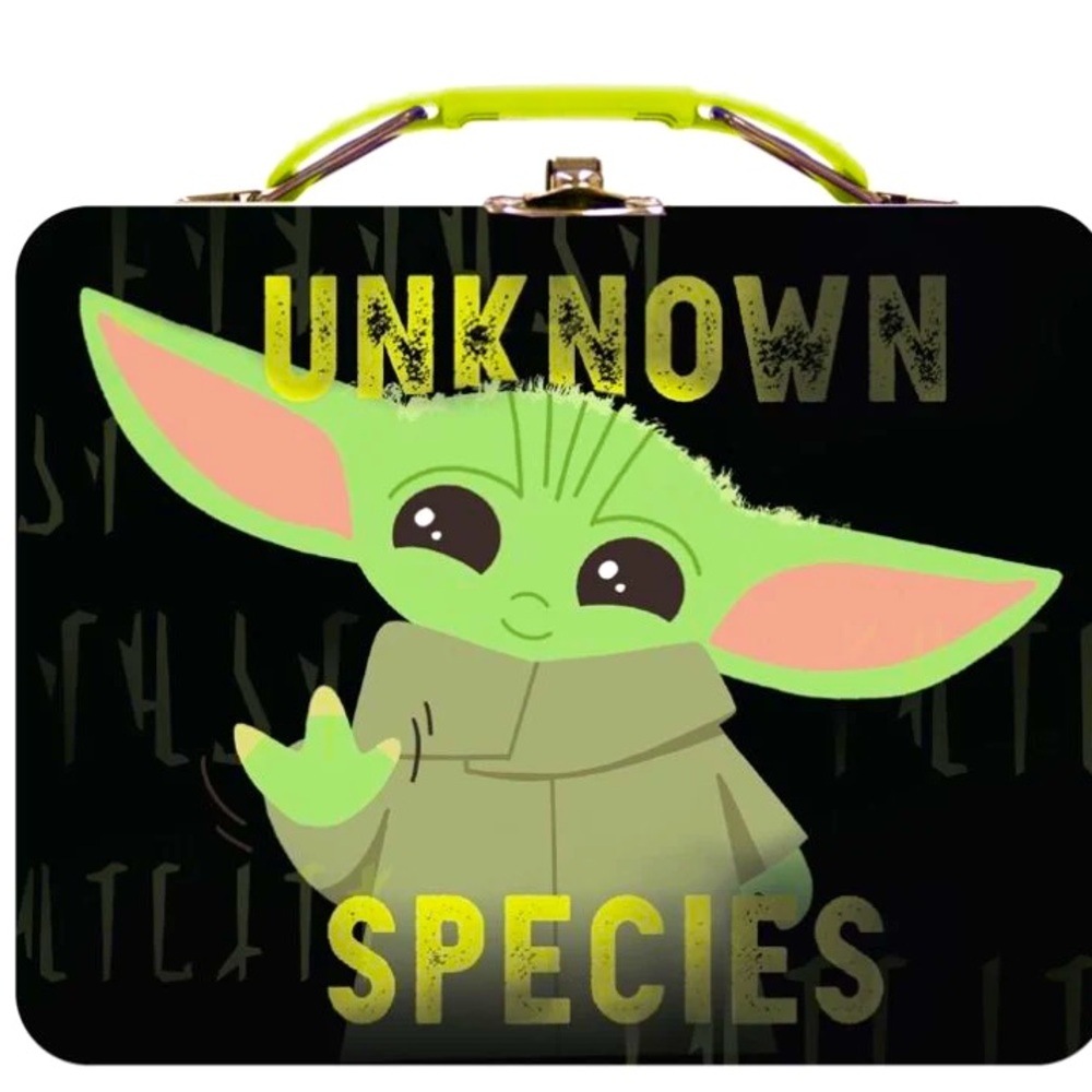 Baby Yoda “Unknown Species” Metal Lunchbox